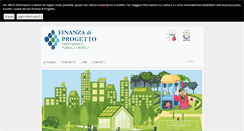 Desktop Screenshot of finanzadiprogetto.filse.it